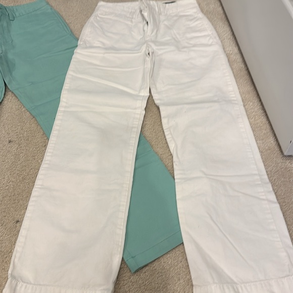 Polo dress pants boys- white and sage green - Picture 2 of 7